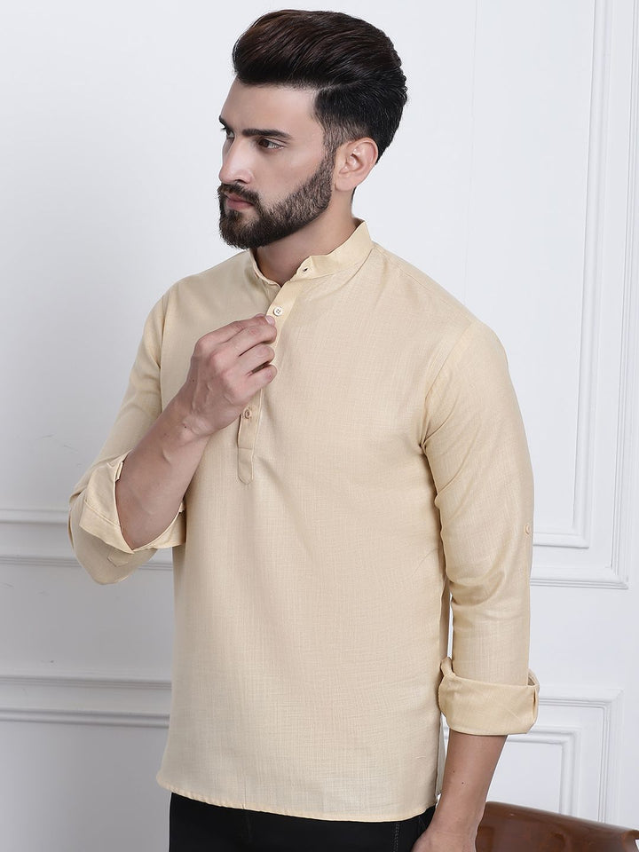 Anug oleh SOJANYA Men Beige Kurta