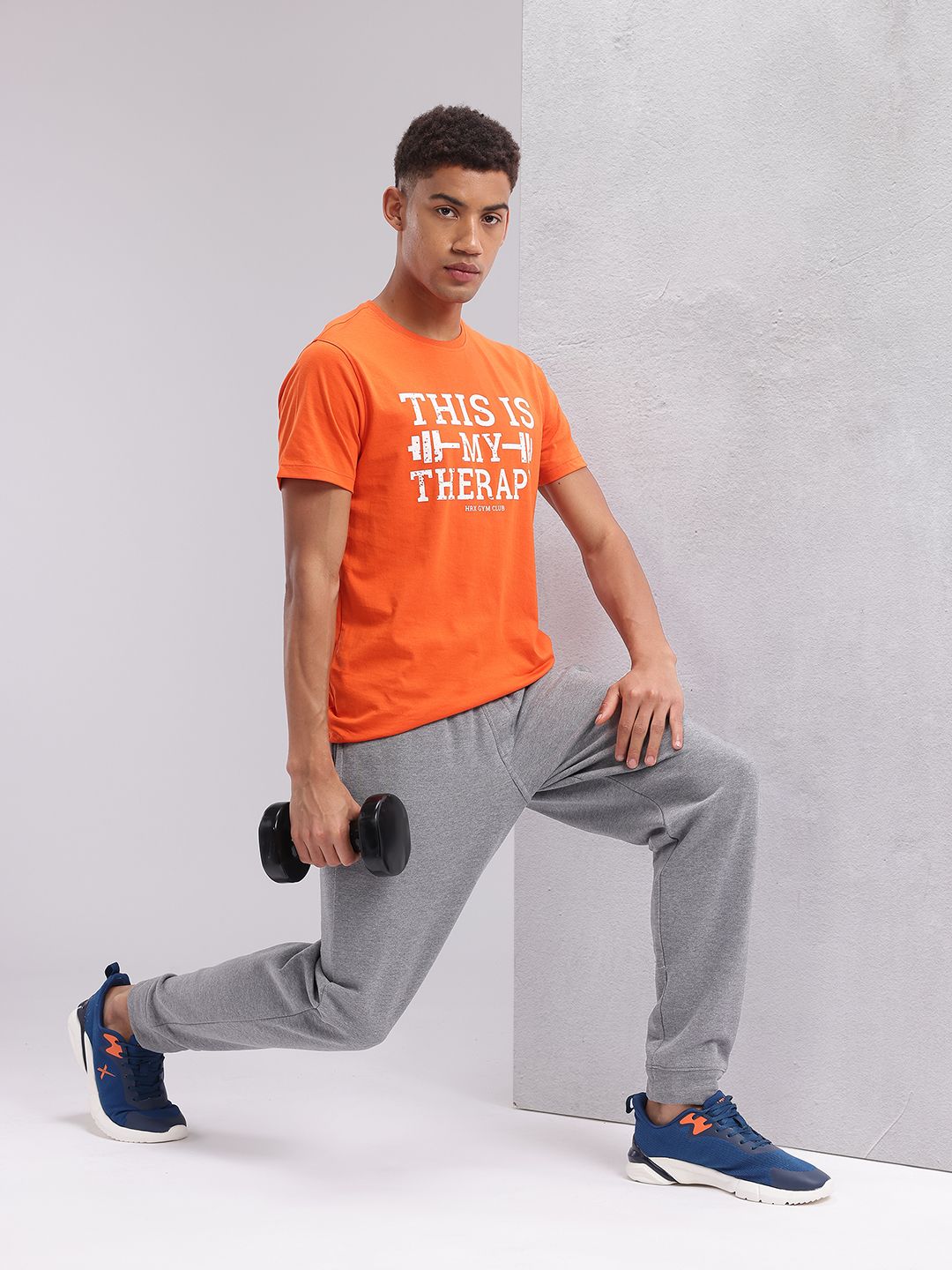 HRX by Hrithik Roshan Men Typography Printed Training T-shirt