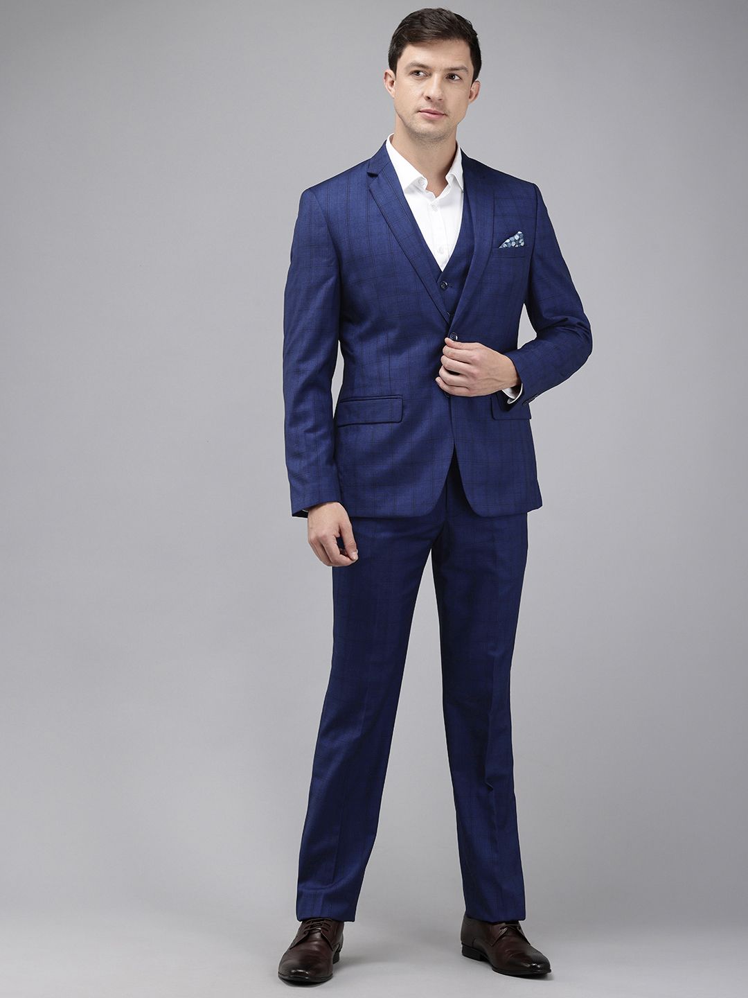 Park Avenue Single Breasted 3-Piece Formal Suit