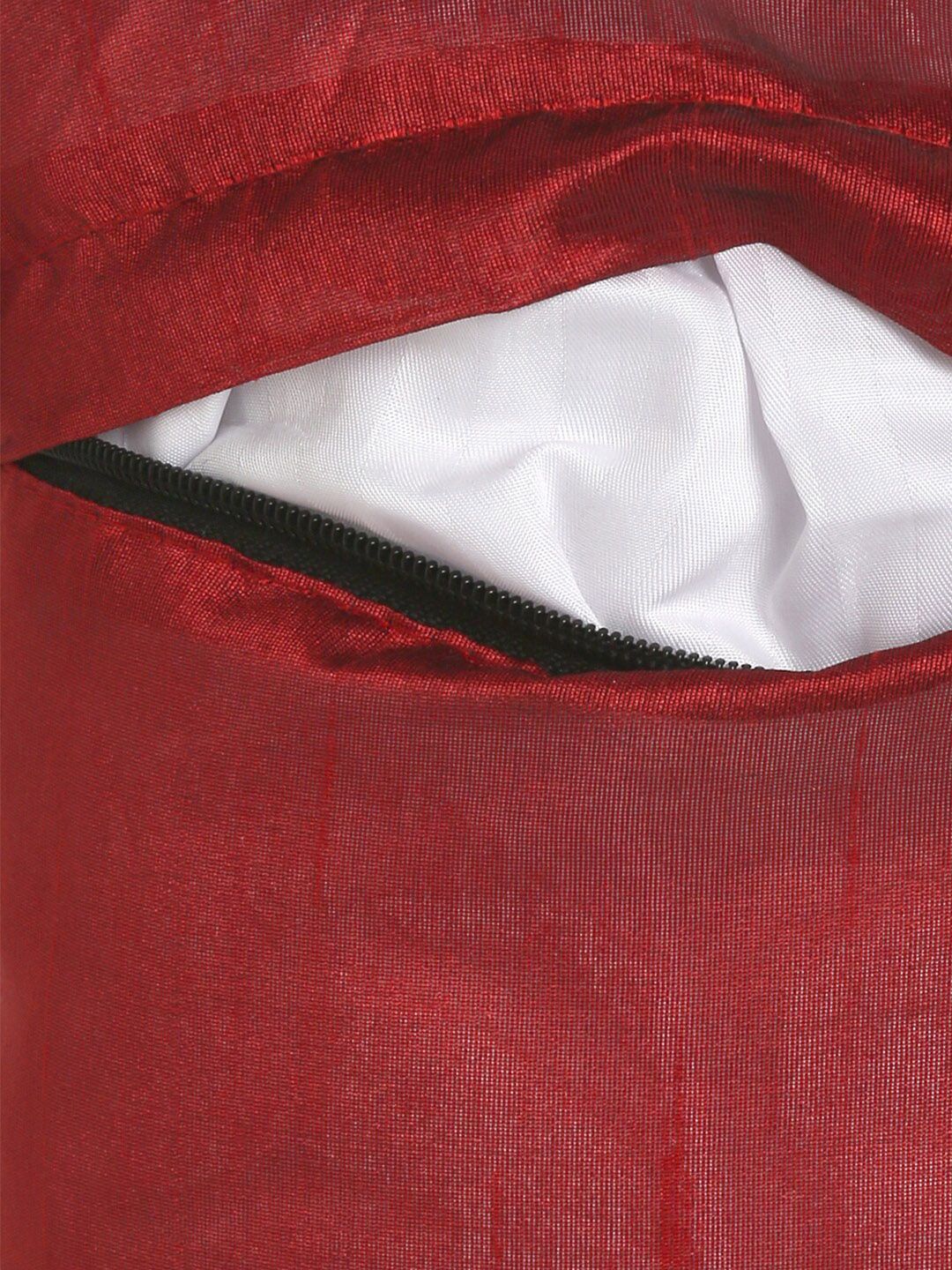 HOSTA HOMES Blue & Red Set of 5 Geometric Velvet Square Cushion Covers
