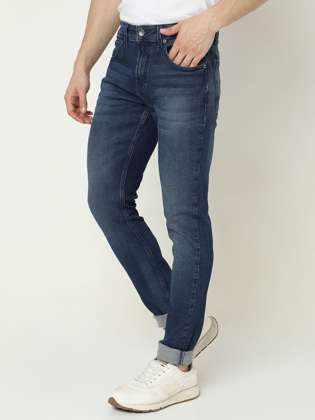 SPYKAR Men Slim Fit Low-Rise Stretchable Jeans