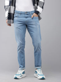 SPYKAR Men Super Skinny Fit Low-Rise Light Fade Stretchable Jeans