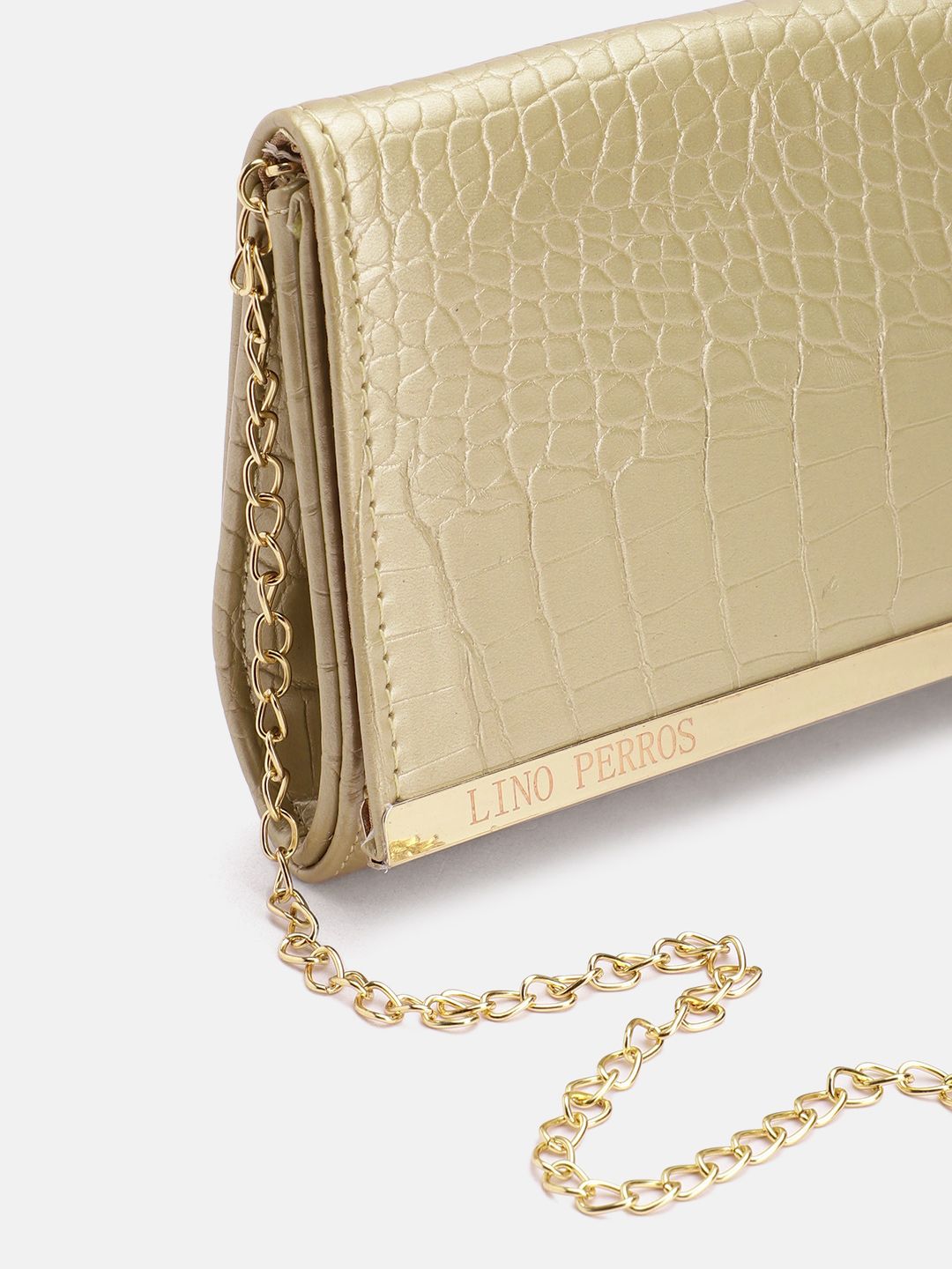 Lino Perros Croc Textured Purse