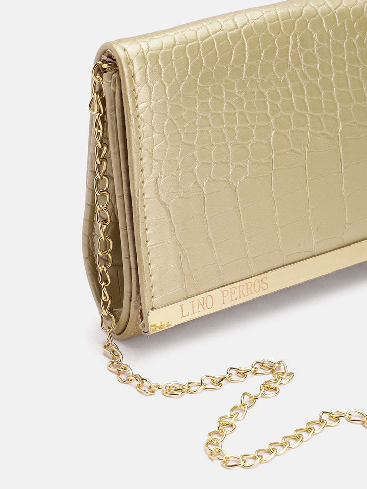 Lino Perros Croc Textured Purse