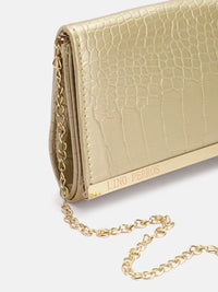 Lino Perros Croc Textured Purse