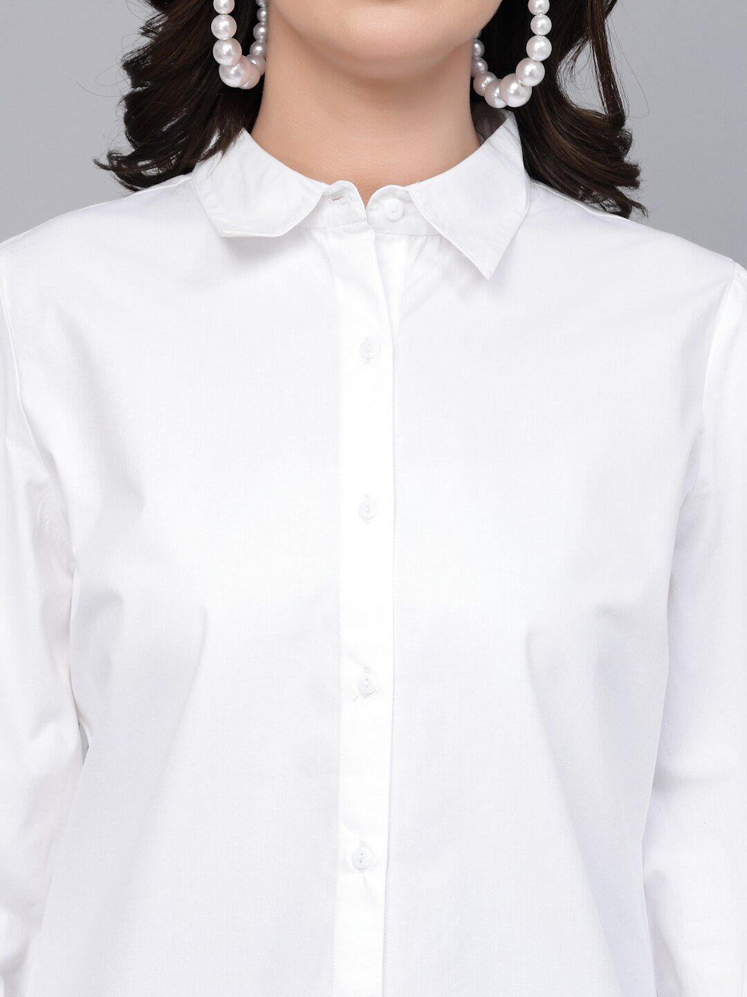 Style Quotient Smart Regular Fit Bishop Sleeves Formal Shirt