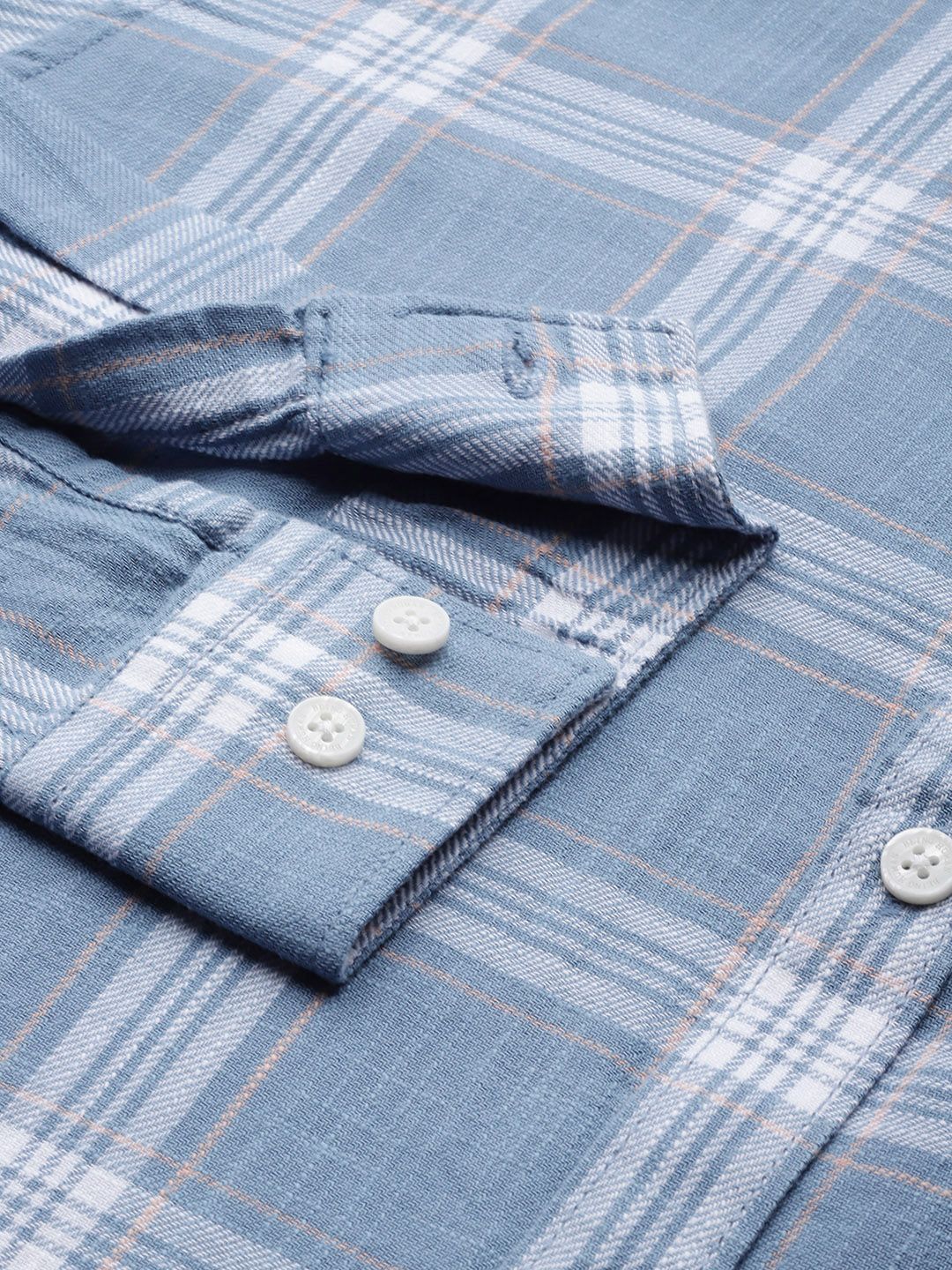 Being Human Classic Slim Fit Tartan Checked Casual Shirt