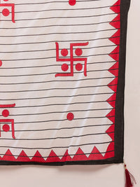 Saree mall Ethnic Motifs Poly Cotton Ready To Wear Saree