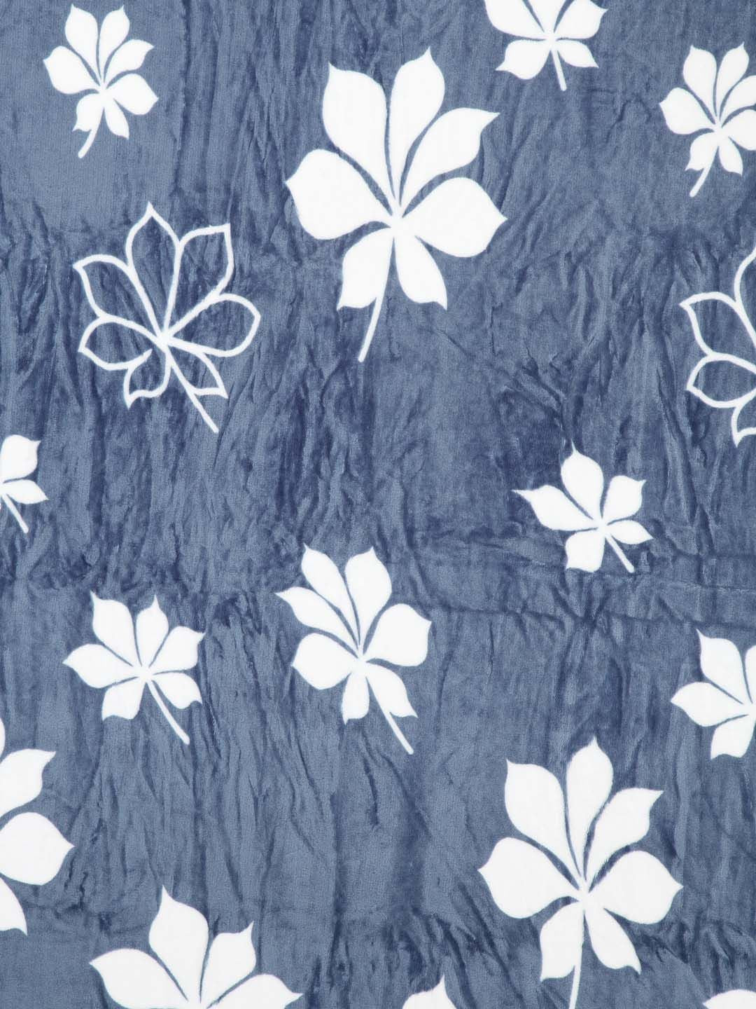 Cortina Grey Ethnic Motifs AC Room 250 GSM Single Bed Blanket