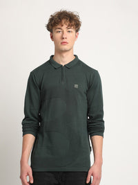 THE BEAR HOUSE Polo Collar Slim Fit Pure Cotton T-shirt