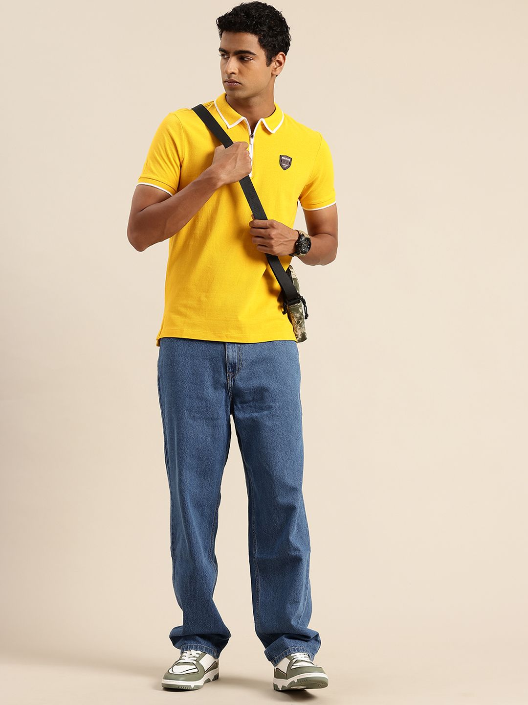 Being Human Pure Cotton Polo Collar Casual T-shirt