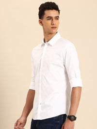 Being Human Classic Slim Fit Opaque Casual Shirt