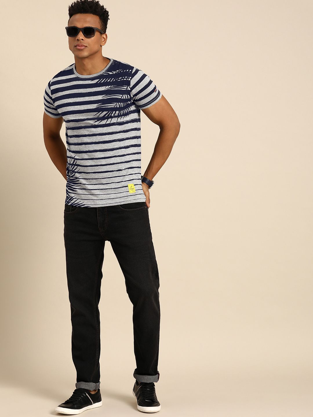 Being Human Striped T-shirt