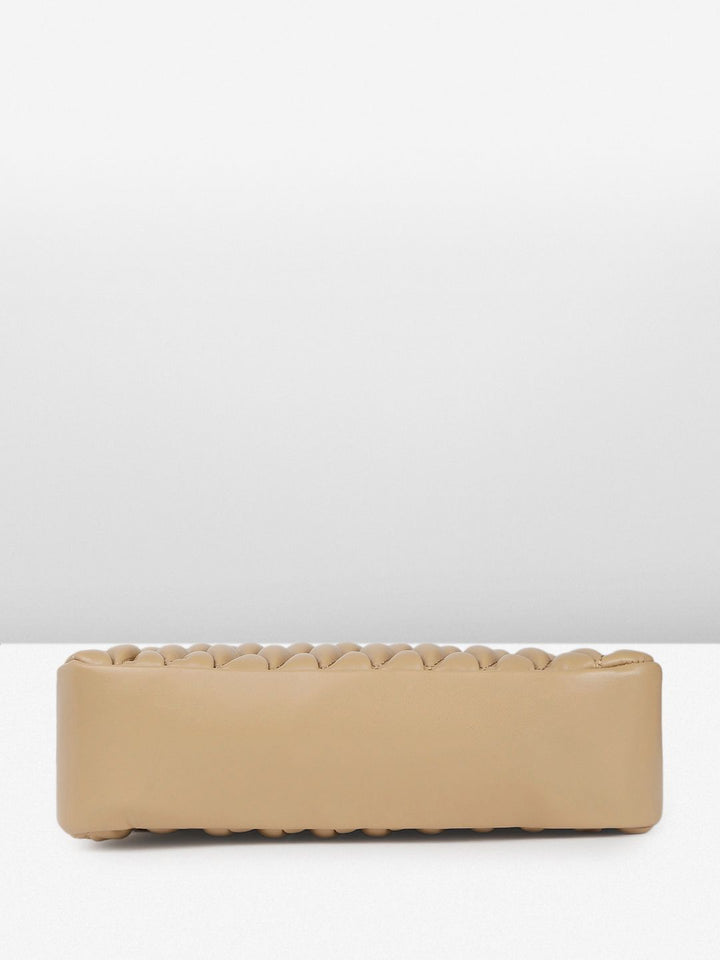 DressBerry Quilted Structured Shoulder Bag