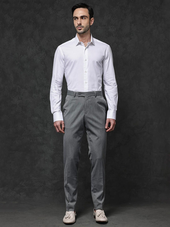 RARE RABBIT Men Bovec Regular Fit Classic Striped Shirt