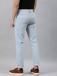 Urbano Fashion Men Blue Slim Fit Mid-Rise Clean Look Stretchable Jeans