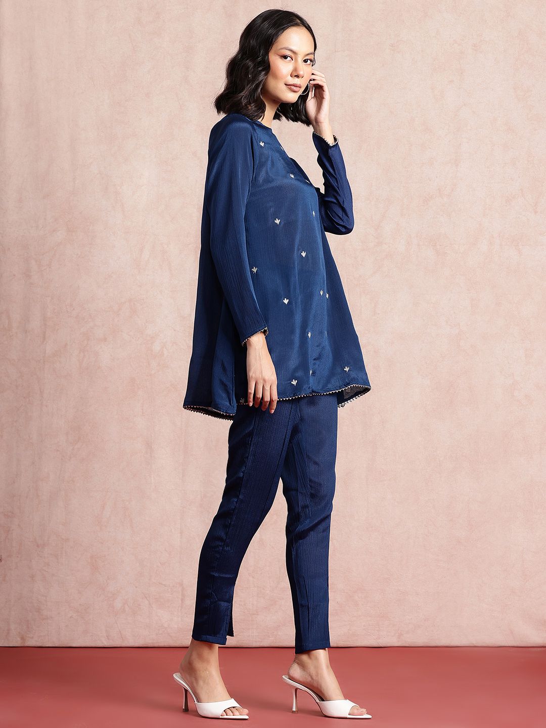 all about you Long Sleeves Embroidered Co-Ords