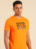 Being Human Typography Printed Pure Cotton T-shirt