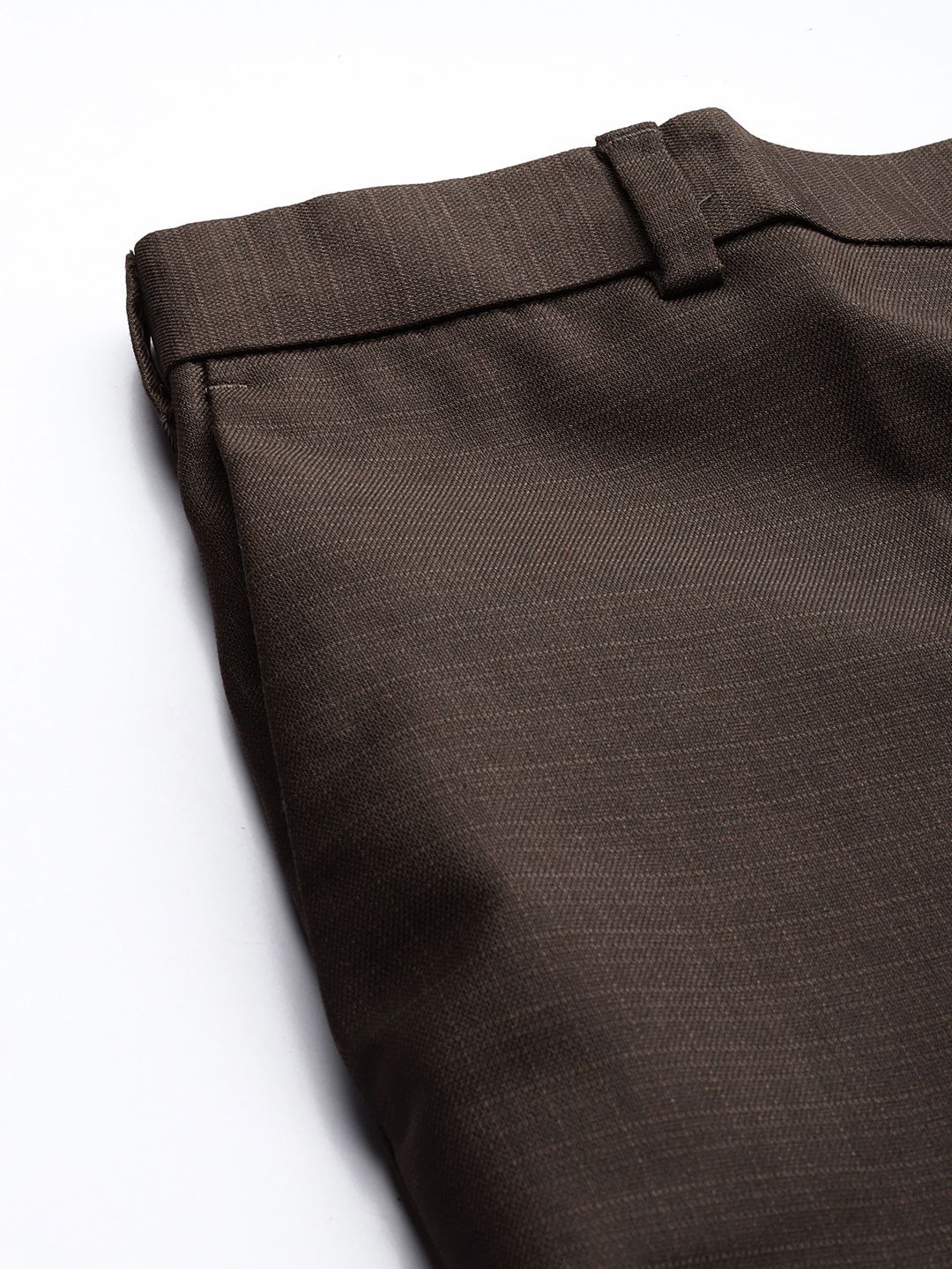 Raymond Men Checked Slim Fit Formal Trousers