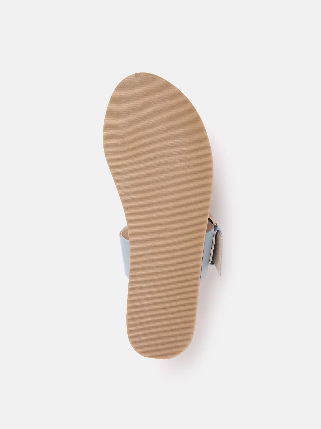 Lino Perros Women Colourblocked Open Toe Flats with Buckle Detail