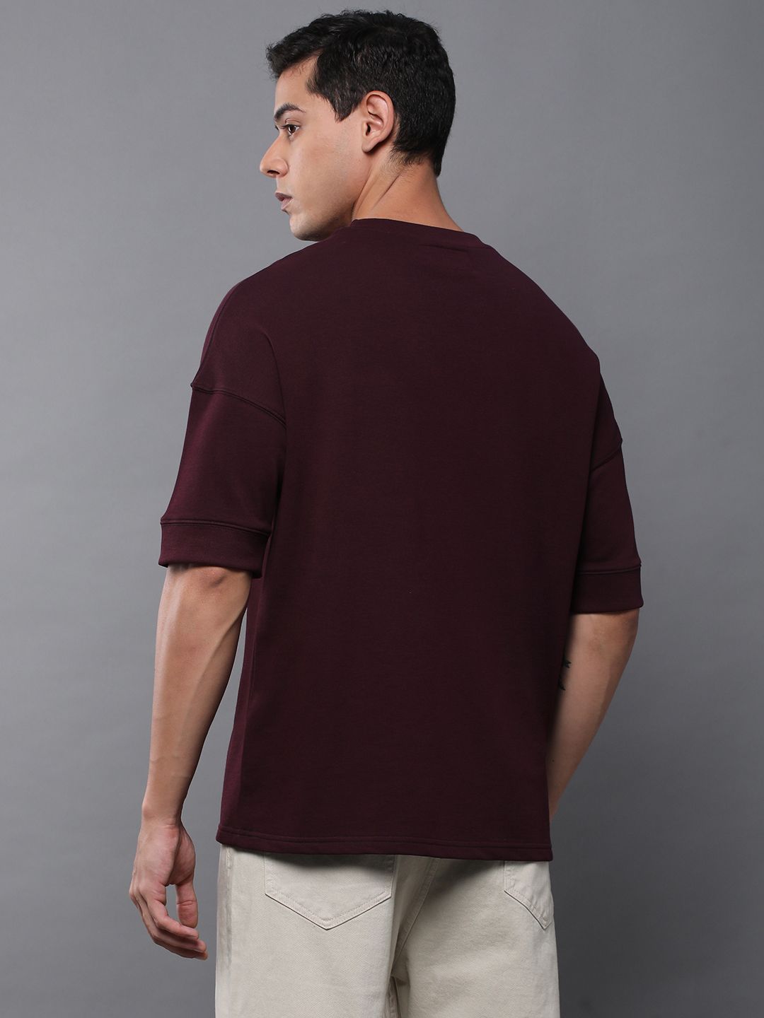 Difference of Opinion Men Oversized Drop Shoulder Ultra Soft Drapey Cotton T-Shirt