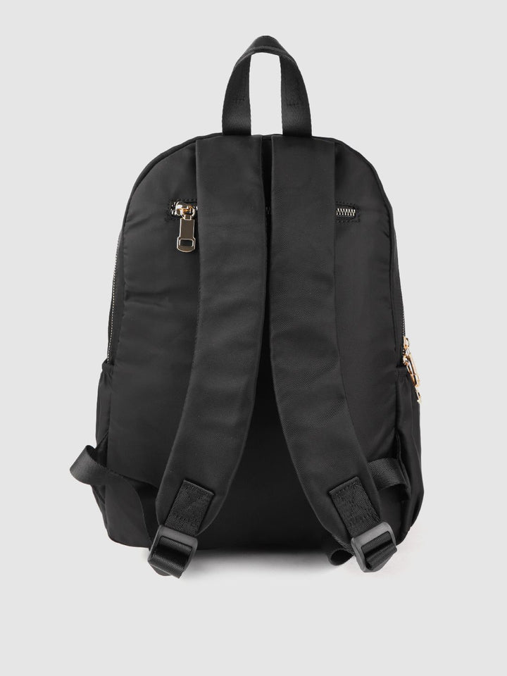 Lino Perros Women Black Solid Backpack