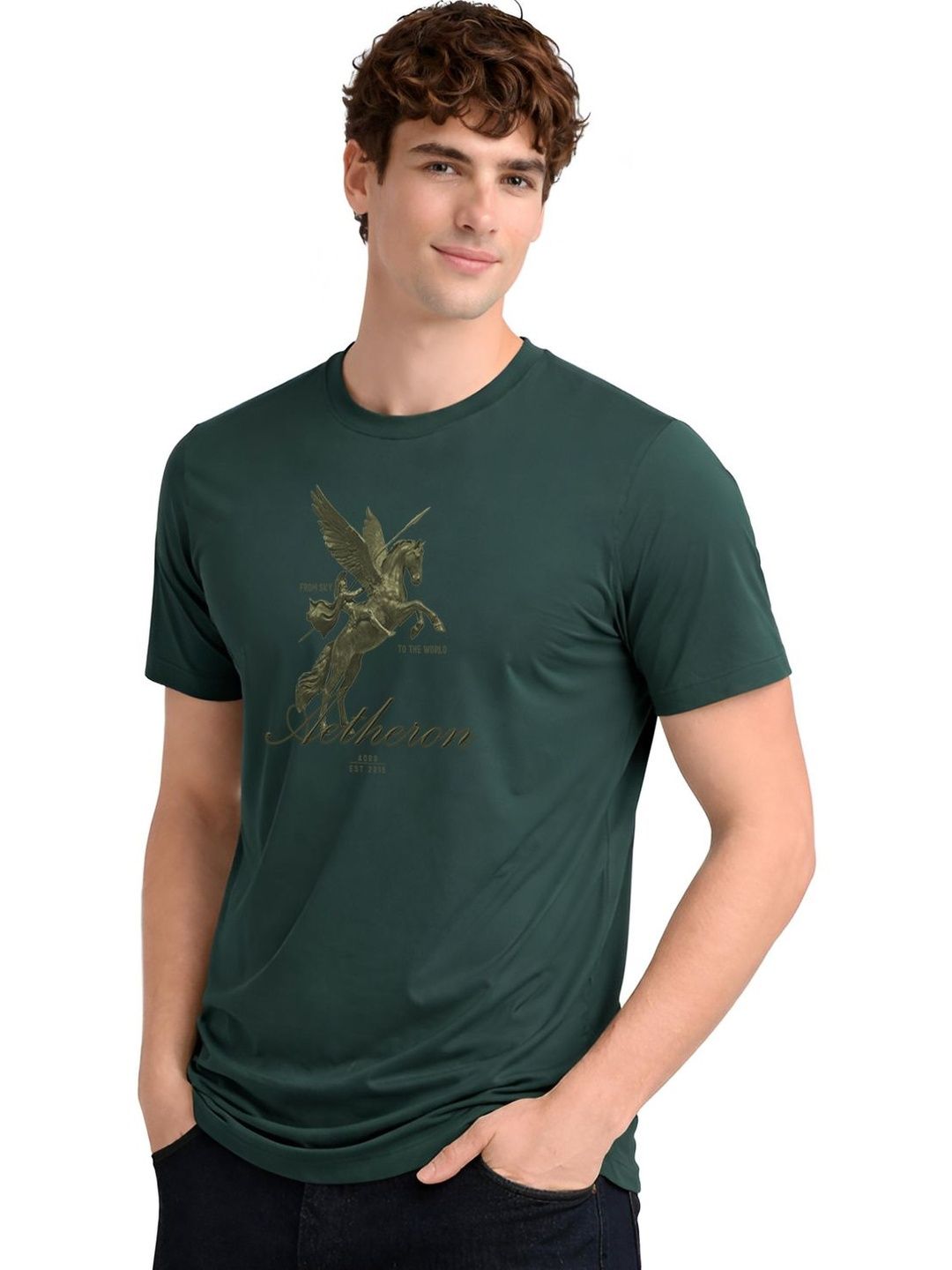 ADRO Men Printed T-shirt