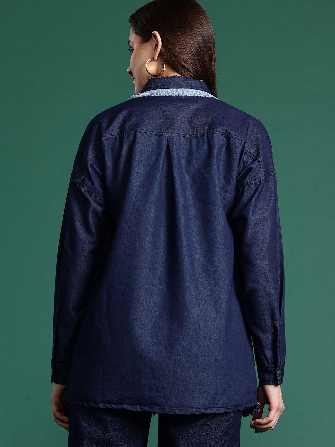 DressBerry Embellished Chambray Shirt