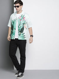 The Indian Garage Co Men Regular Fit Floral Print Shirt