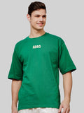 ADRO Men Typography Printed Applique T-shirt