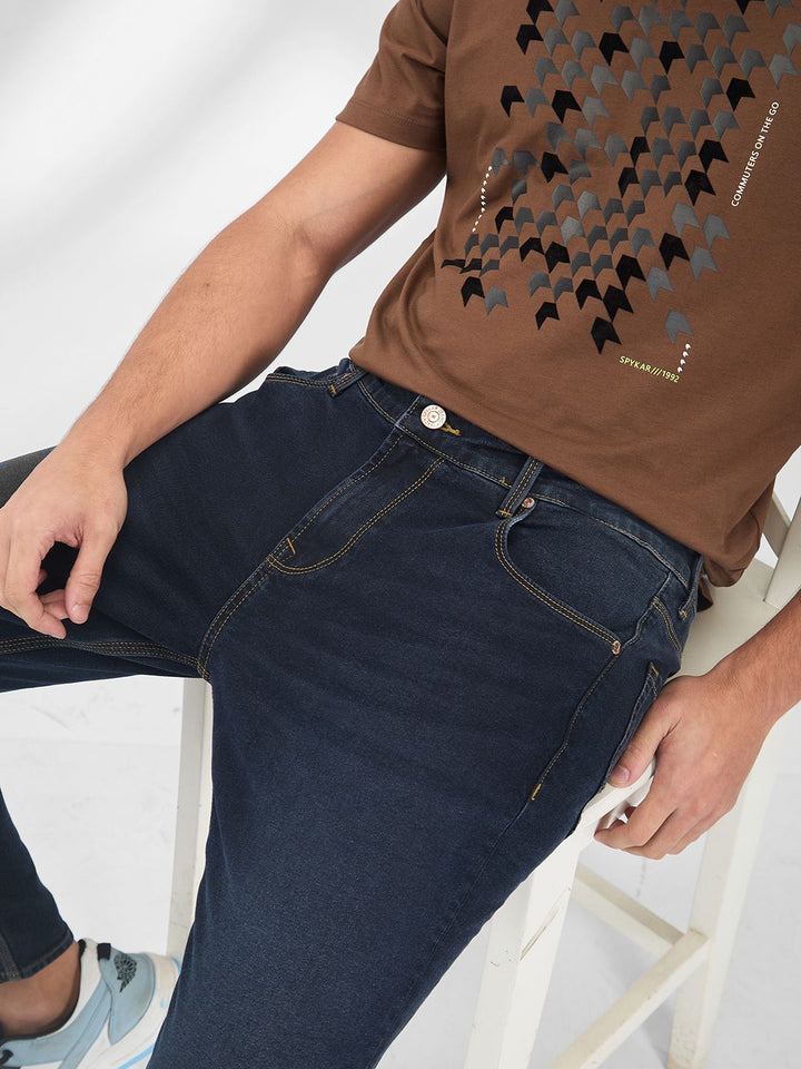 SPYKAR Men Slim Fit Light Fade Stretchable Jeans