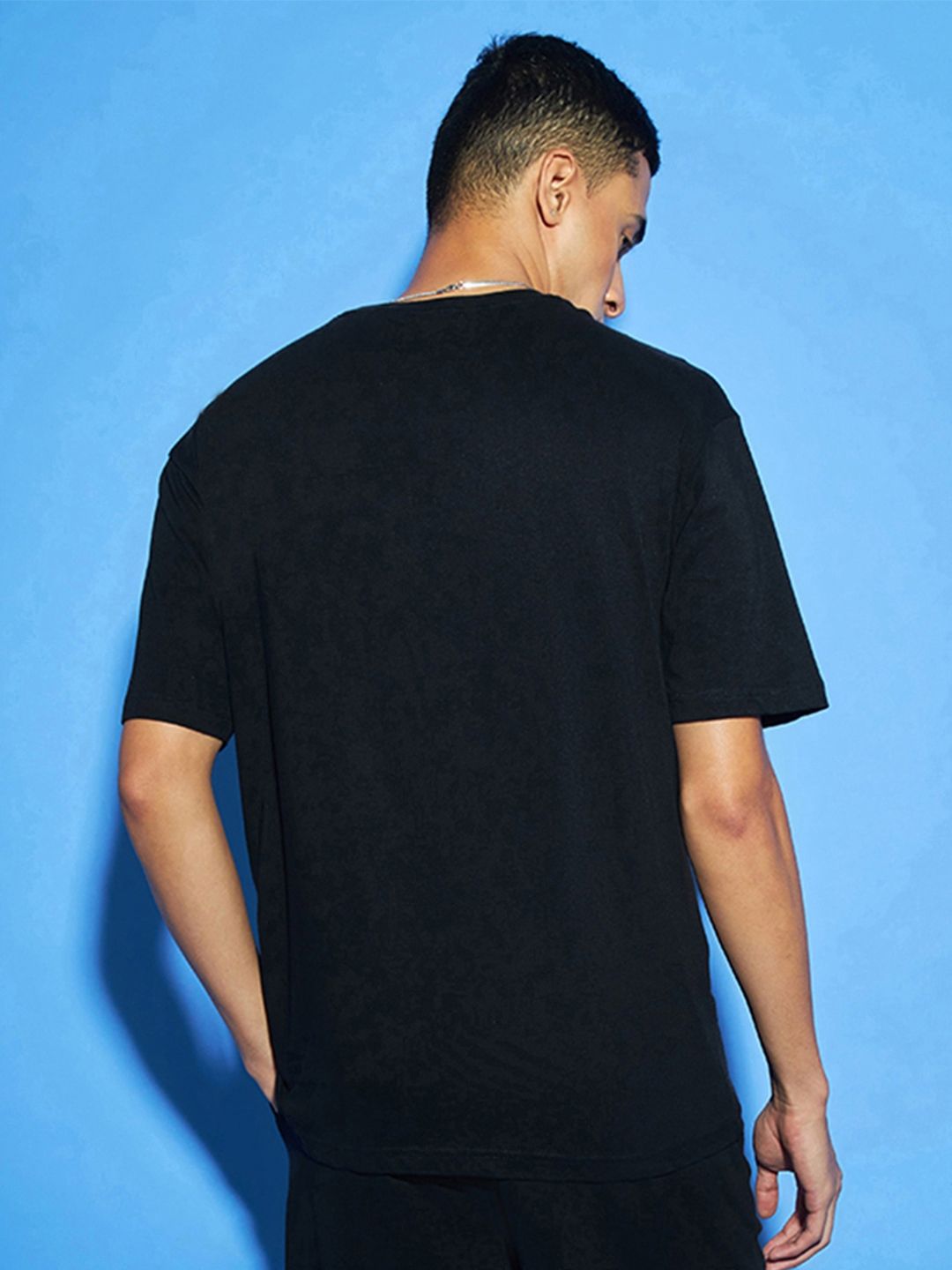 Bewakoof Men Typography Pure Cotton Oversize T-shirt