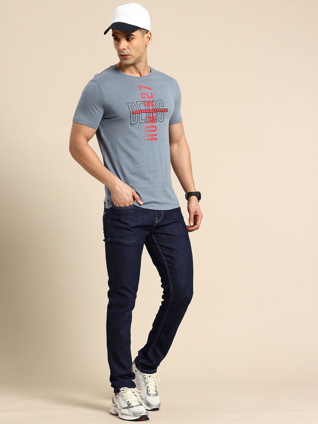 Being Human Men Slim Fit Stretchable Jeans