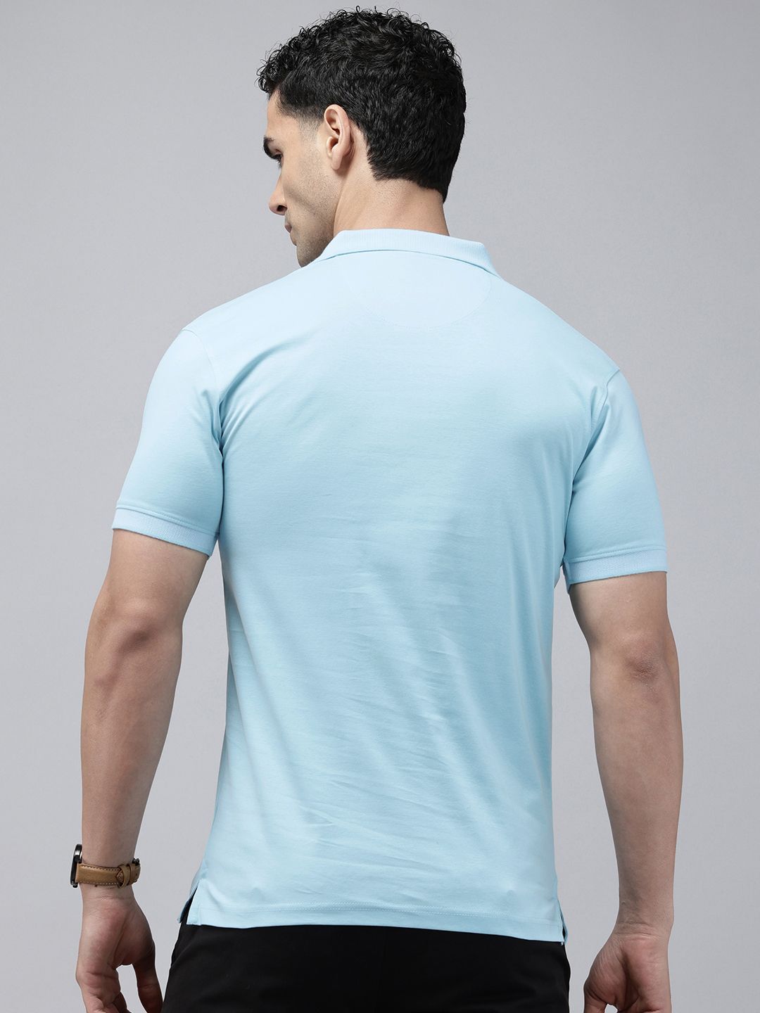 Park Avenue Polo Collar Pure Cotton T-shirt