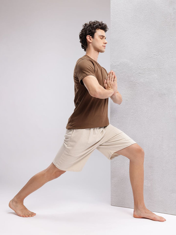 HRX by Hrithik Roshan Men Paneled Yoga Shorts