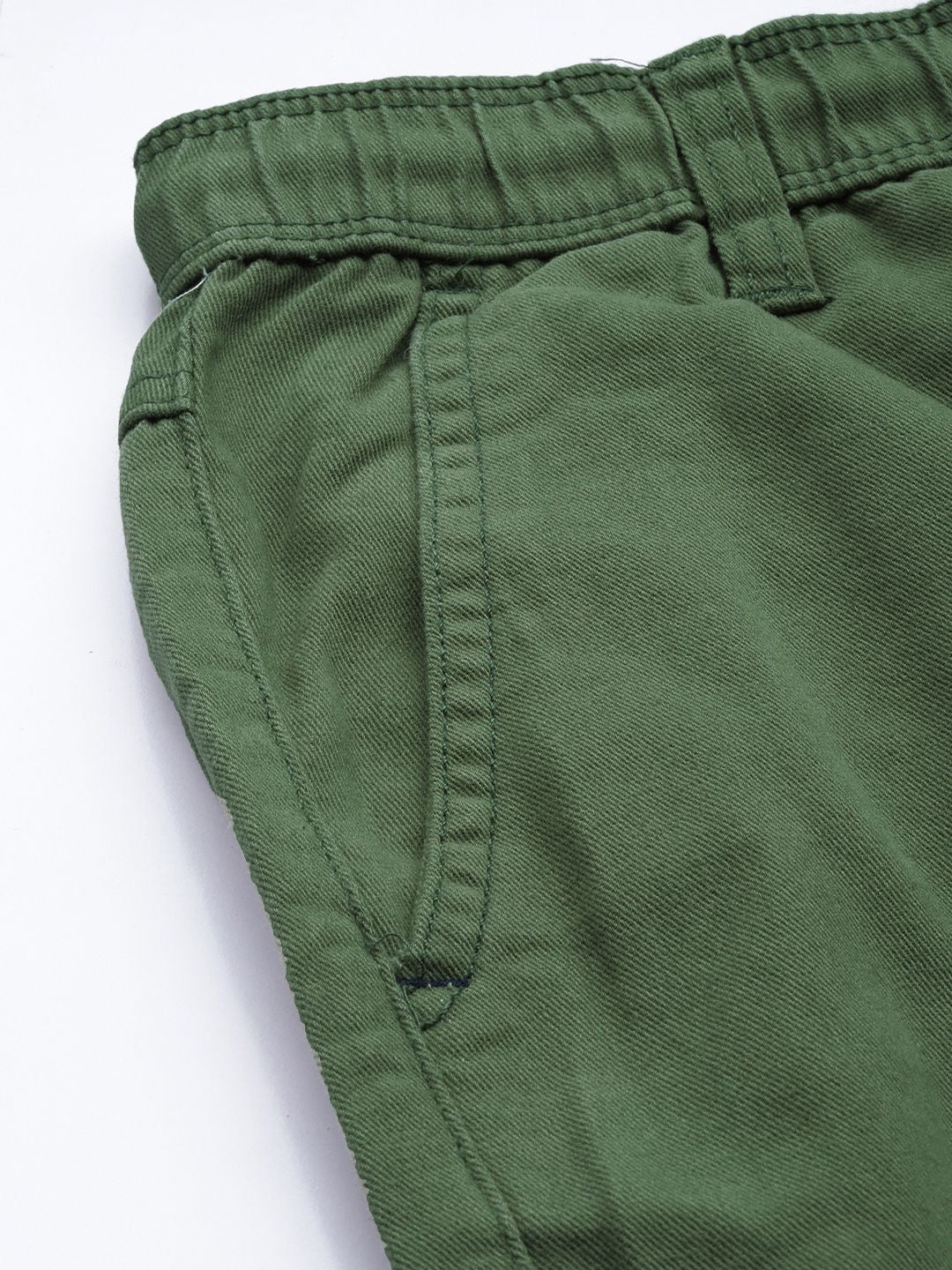 The Indian Garage Co Men Green Joggers Trousers