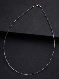 PANASH 925 Sterling Silver Rose Gold & Rhodium-Plated Chain Necklace