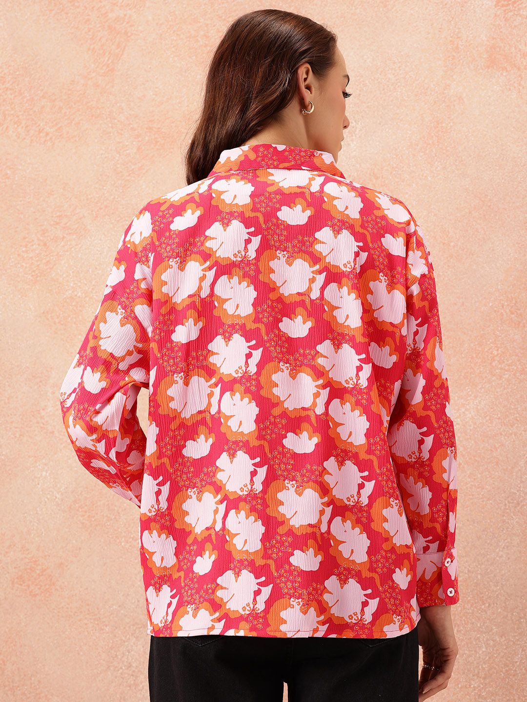 all about you Women Floral Printed Casual Shirt