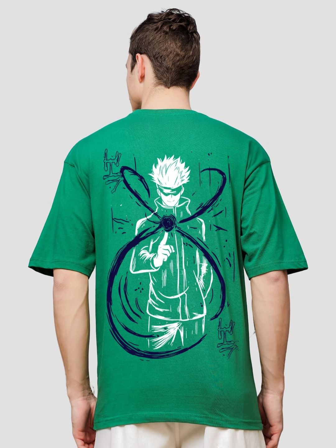 ADRO Men Printed Applique T-shirt