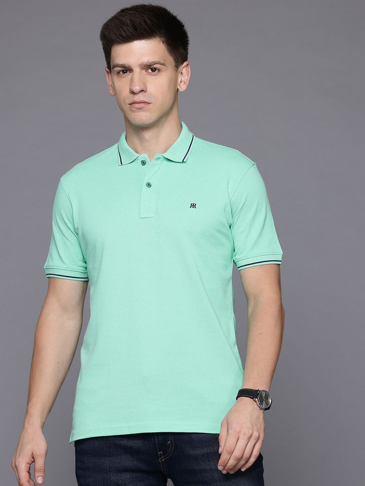 Raymond Men Polo Collar Pure Cotton T-shirt