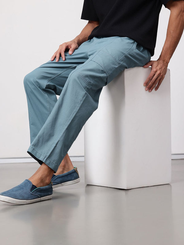 ether Men Mid-Rise Relaxed Fit Cargos