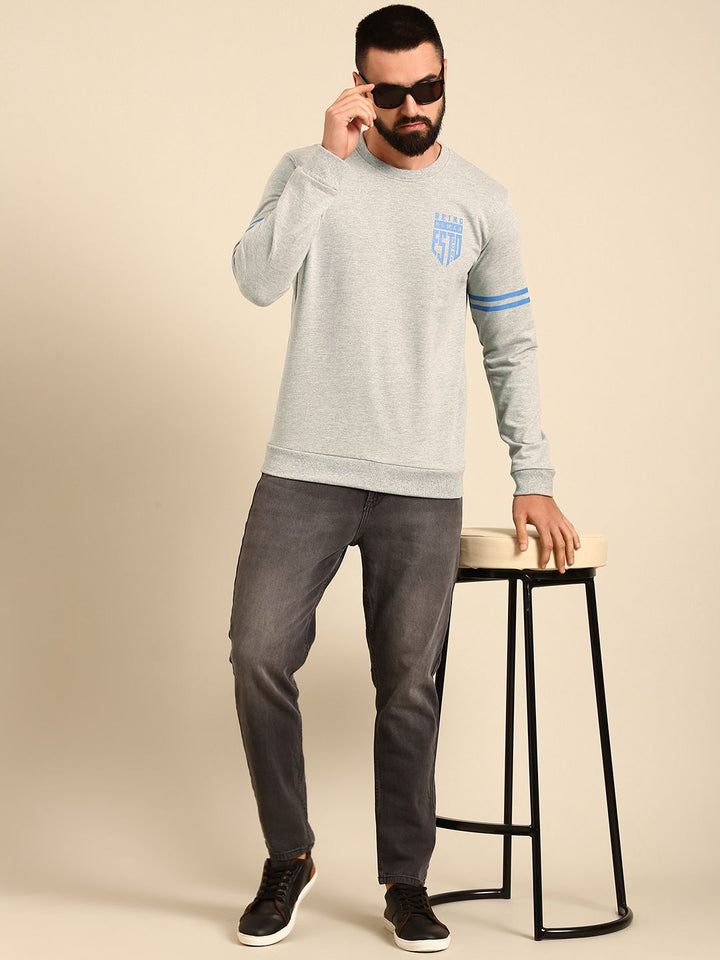 Being Human Pure Cotton Brand Logo Printed Sweatshirt
