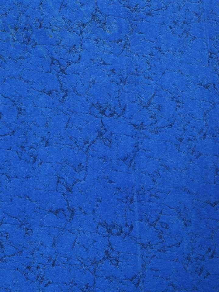 Cortina Navy Blue & Blue Set of 2 Printed Room Darkening Door Curtain