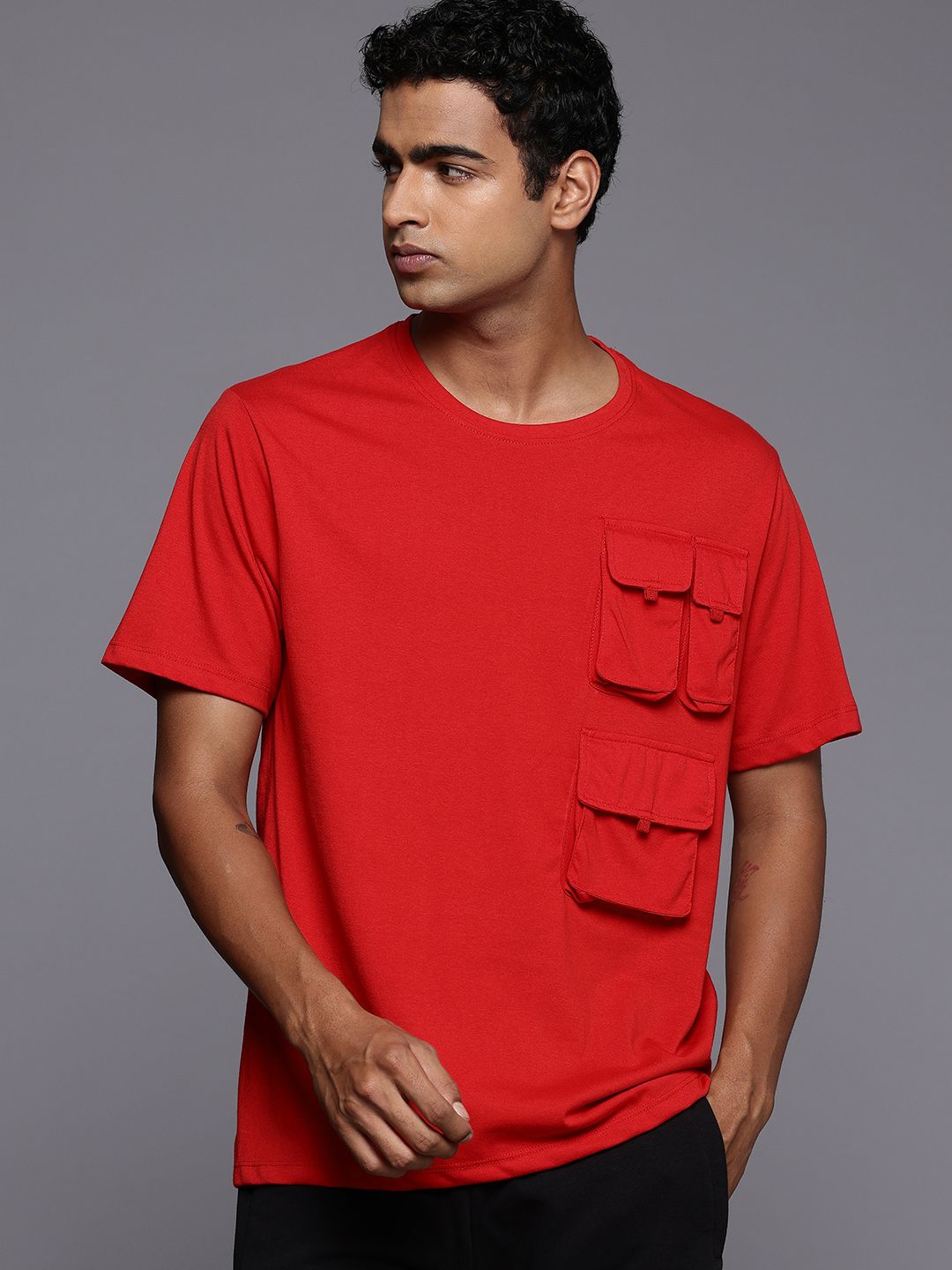 HRX by Hrithik Roshan Typography Printed T-shirt