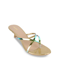 Mochi Strappy Open Toe Kitten Heels