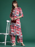 Indo Era Ethnic Motifs Printed Kurta with Palazzos
