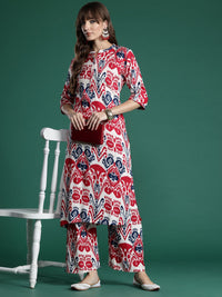 Indo Era Ethnic Motifs Printed Kurta with Palazzos
