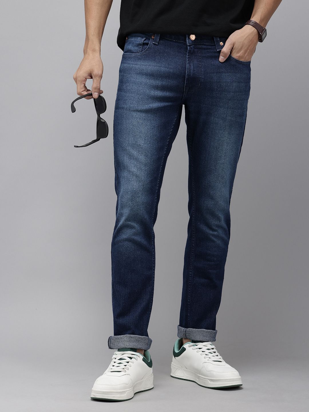 SPYKAR Men Rovers Heavy Fade Stretchable Jeans