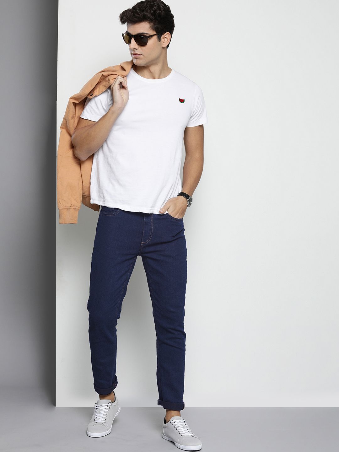 The Indian Garage Co Men Slim Fit Stretchable Jeans