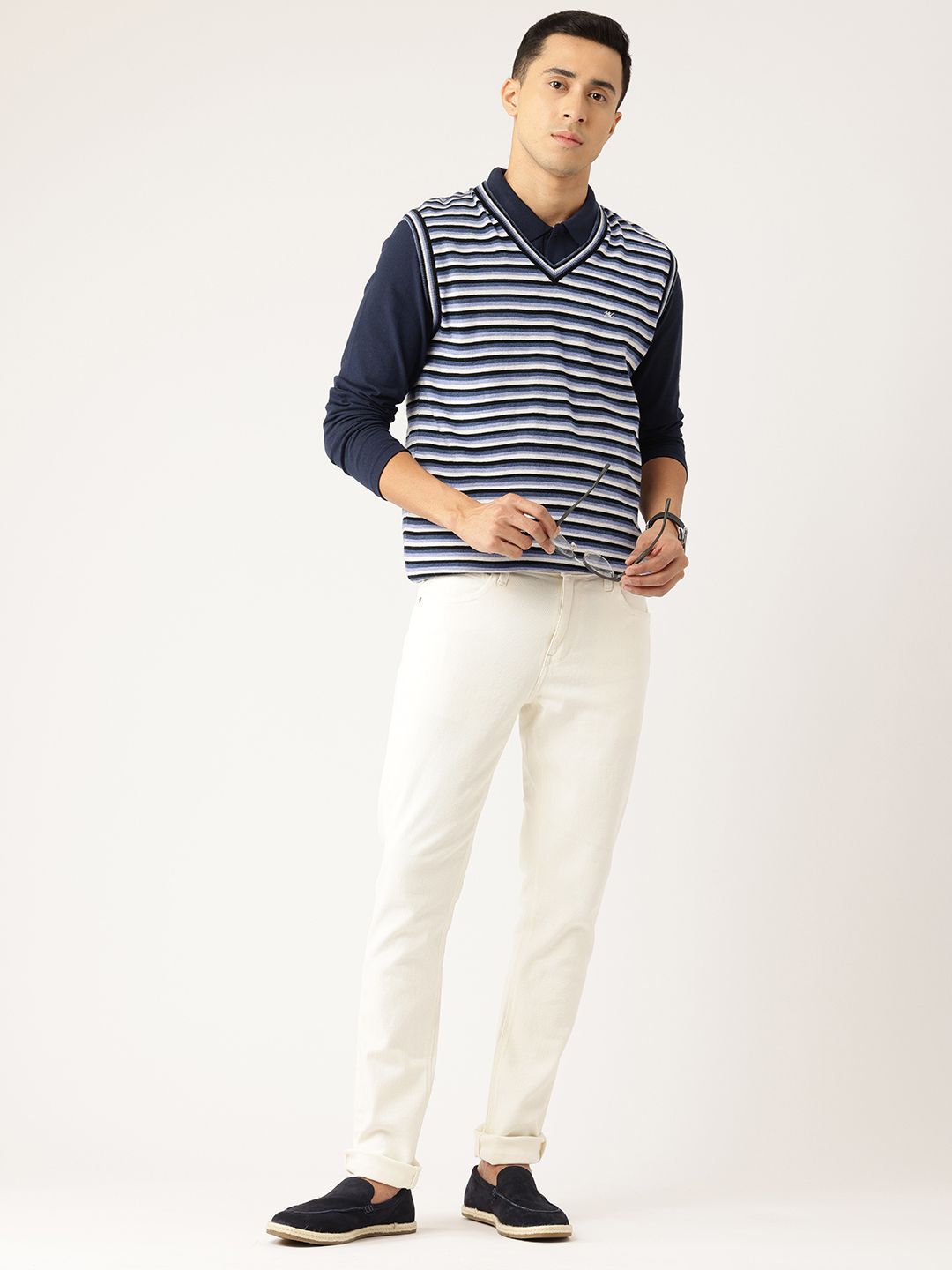 Monte Carlo Striped Sweater Vest